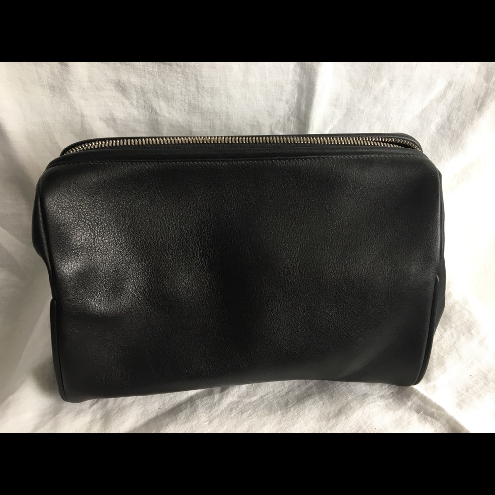 Vintage Coach Leather Doctor Style Cosmetics Bag